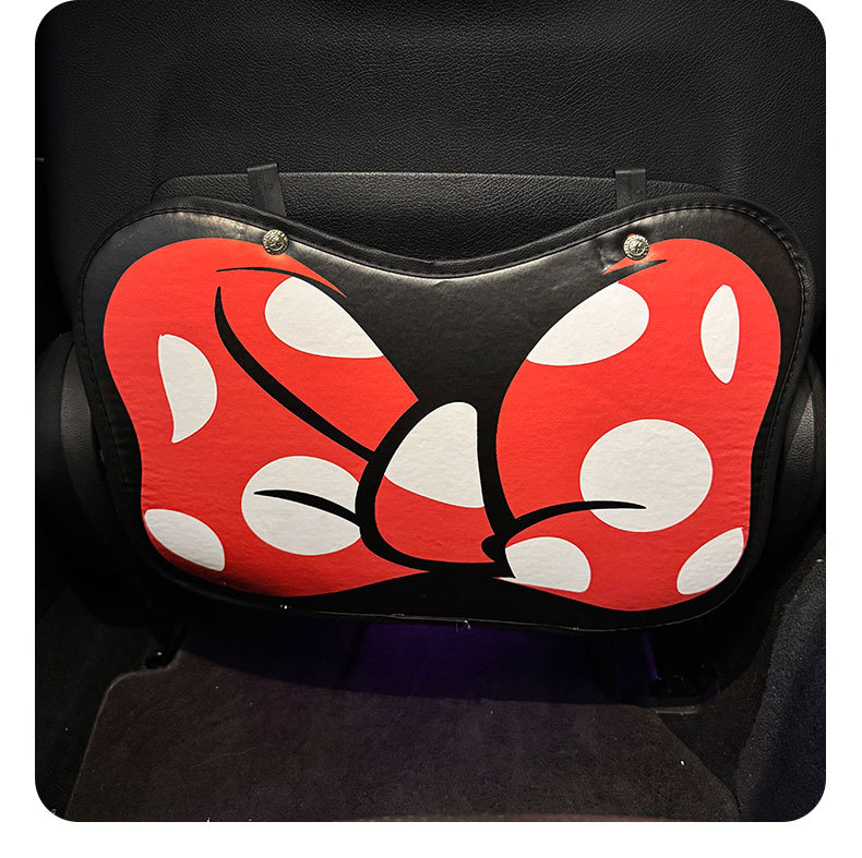 Car Seat Anti-Kick Pad Rear Universal Car Rear Seat Back Cute Kidsren's Car Backrest Anti-Dirty Pad