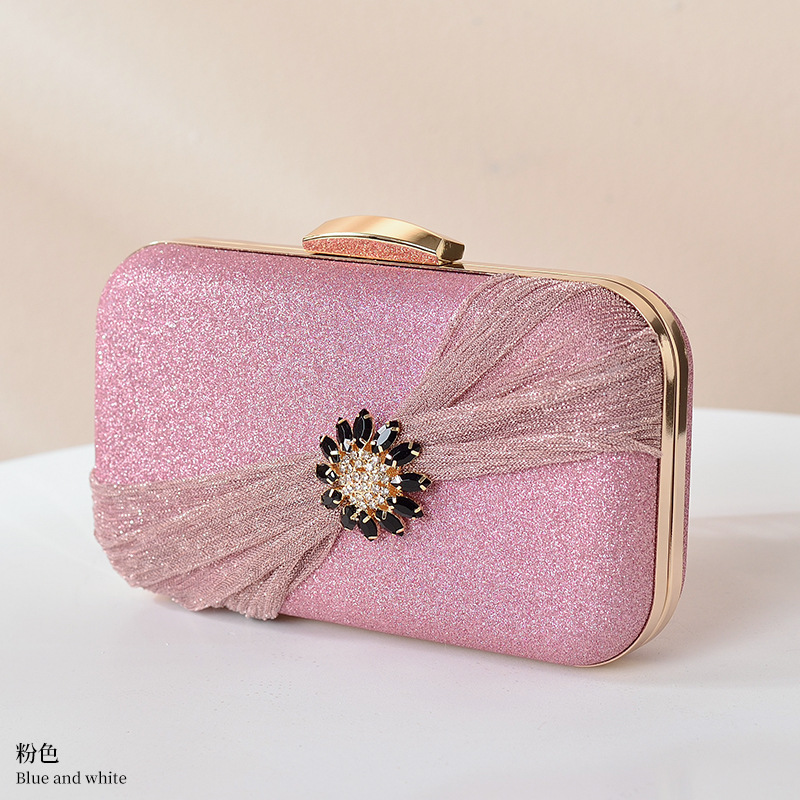 Nuevo estilo coreano bolso de noche de moda fiesta de noche transfronteriza diseño de nicho bolso de las mujeres bolso de la cadena del hombro para las mujeres