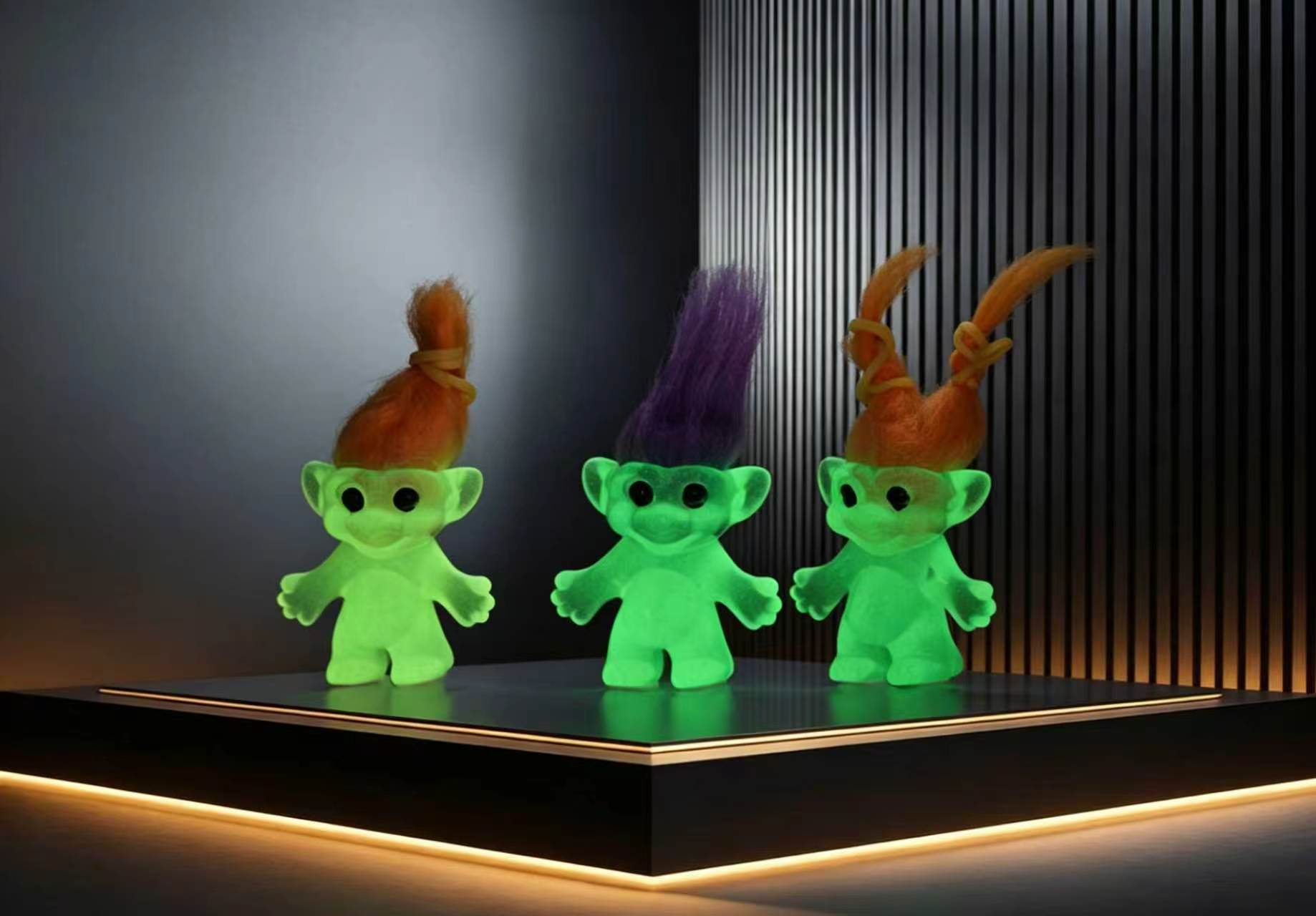 Muñecas trolls novedosas muñecas feas muñecas de inyección retro muñecas indias de estilo de niños de pelo juegan venta cruzada