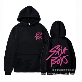 26新款 Saja Boys Hoodie Men Women 印花连帽卫衣男女情侣连帽衫