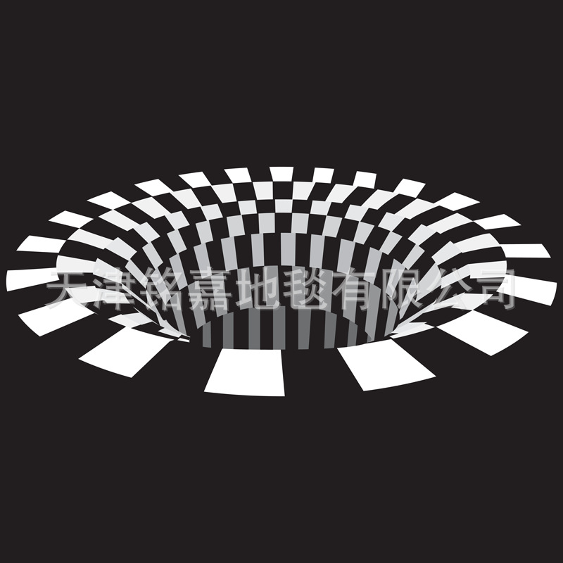 Visión estéreo transfronteriza vértigo alfombra entrada del Hogar sala de estar sofá mesa de café alfombra de piso de ilusión alfombra de terciopelo de cristal