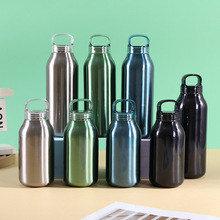 跨境美式骑行水壶大容量316不锈钢保温杯户外便携手提运动水壶