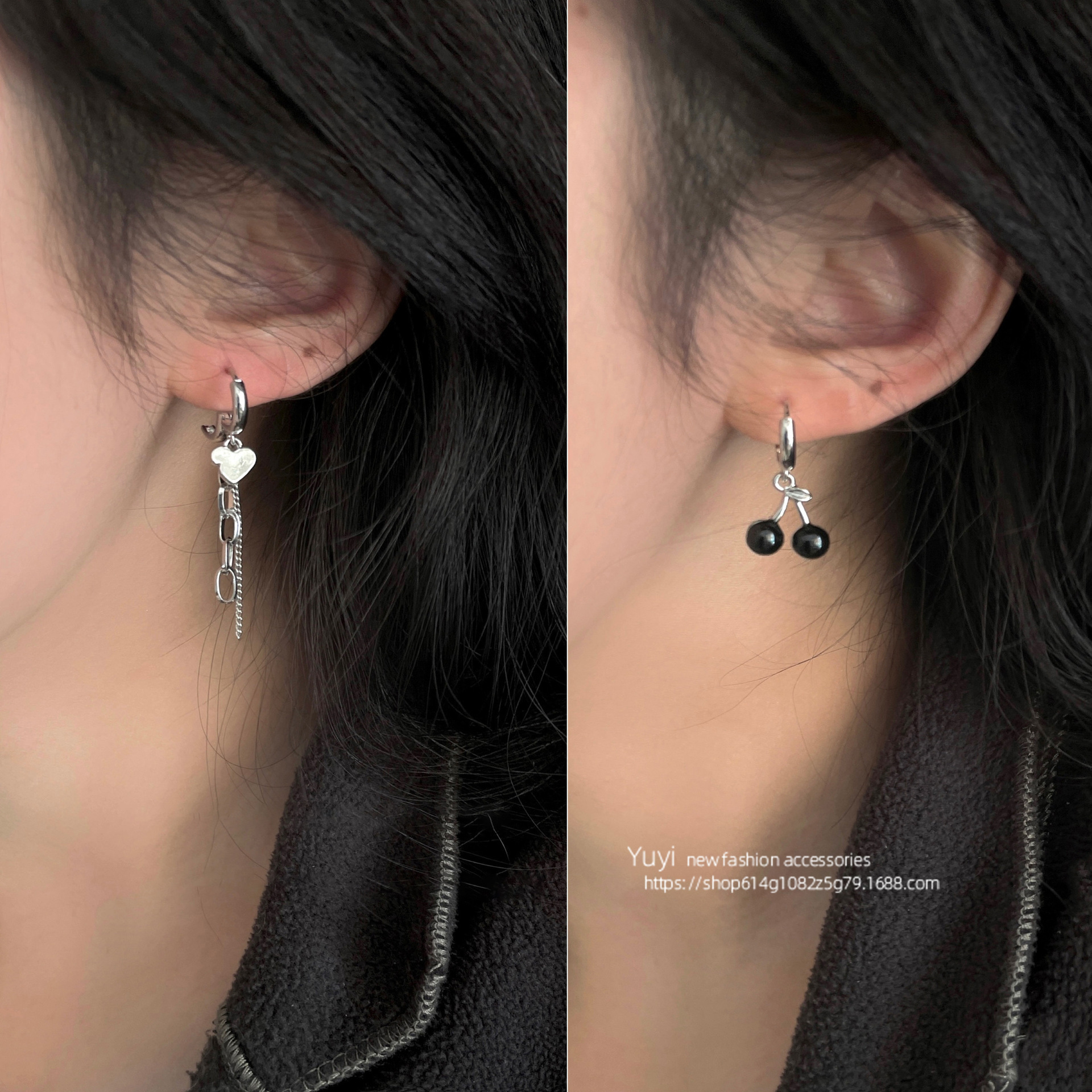 Pendientes transfronterizos, pendientes de metal de alta calidad, pendientes de 2025 nuevos pernos de moda, temperamento ligero y lujoso, pendientes de atmósfera