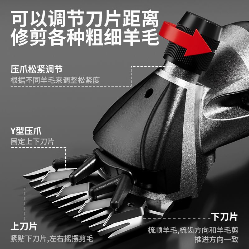 Машинка для стрижки 2680W с 9-зубым прямым ножом
