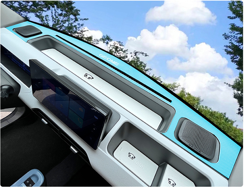 Geely Panda Light Avoidance Pad Interior Mini Car Modification Central Control Integrated Instrument Panel Anti-Slip Pad Accessories Door Slot Pad