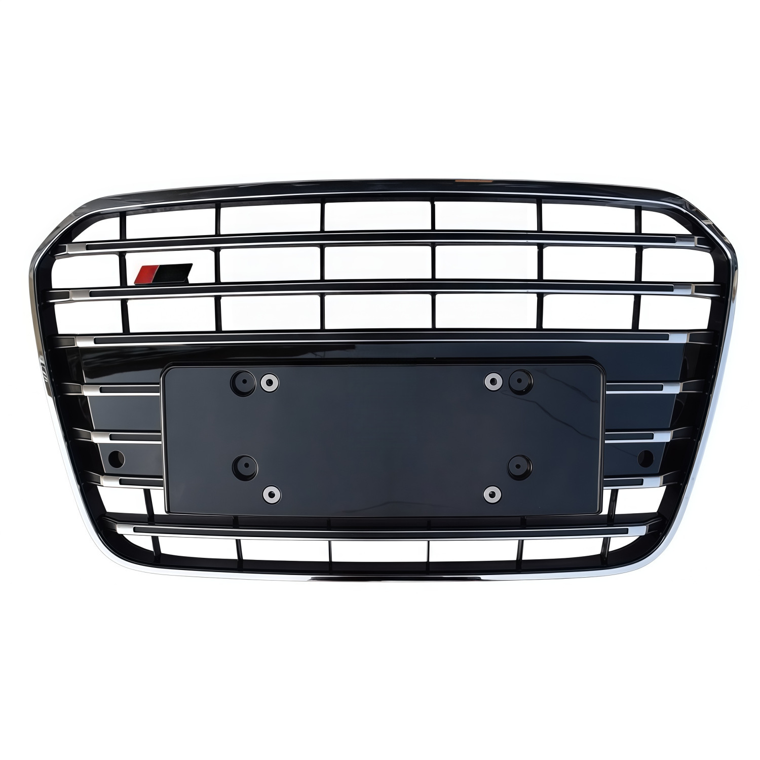 12-15 models suitable for Audi A6 color change and upgrade to S6 style, including front bumper, large front grille, and front bumper assembly