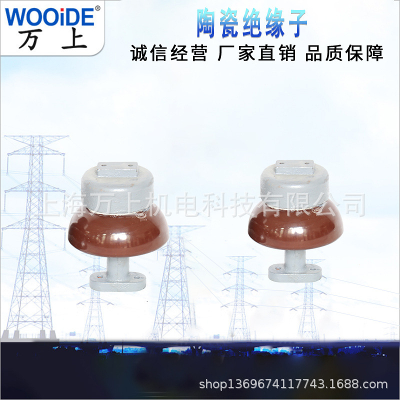 ZPA-6 ZPB-10 ZPD-10 ZPD-10F ZPC-10陶瓷户外针式绝缘子支柱瓷瓶