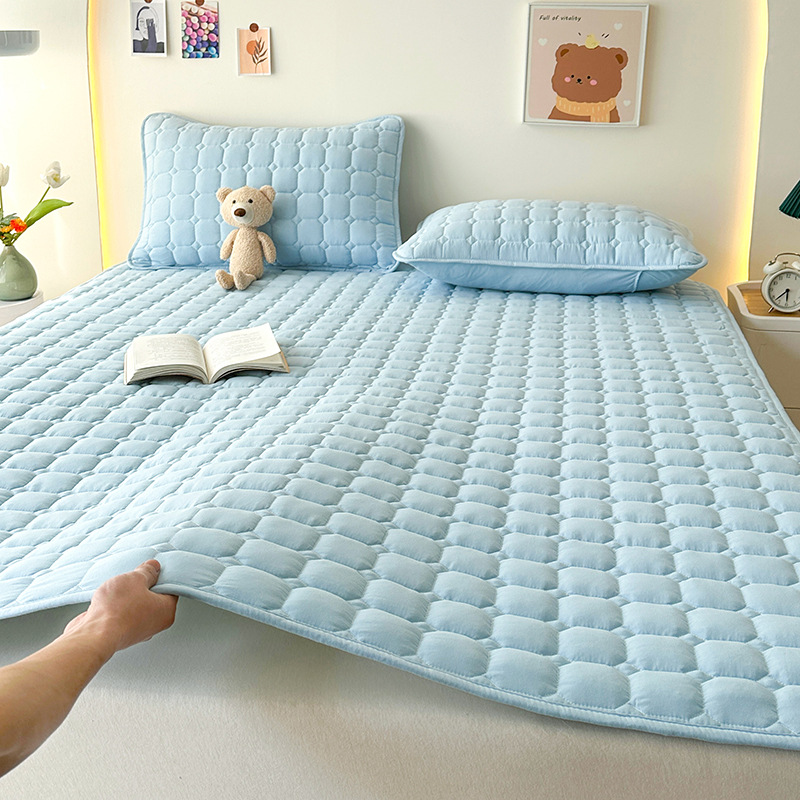 Soybean Quilted Mattress Cushion Household Bed Pad Mattress Thin Pad Quilt Dormitory Protective Pad Quilt Anti-Slip Bottom