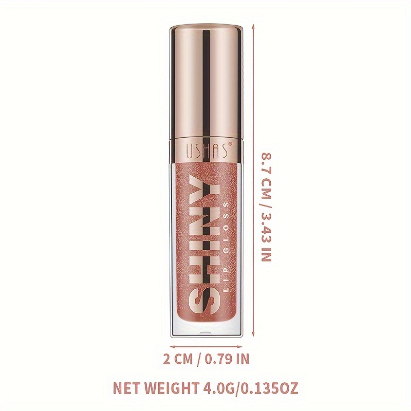 USHAS Europa y América Esmalte de labios de punto transfronterizo Lápiz labial Taza antiadherente Brillo de labios impermeable sin decoloración LG2494A