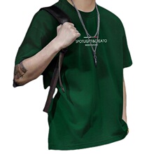 国潮T恤夏季新款潮男潮男美式潮牌半袖夏季t恤短袖男潮牌ins潮流