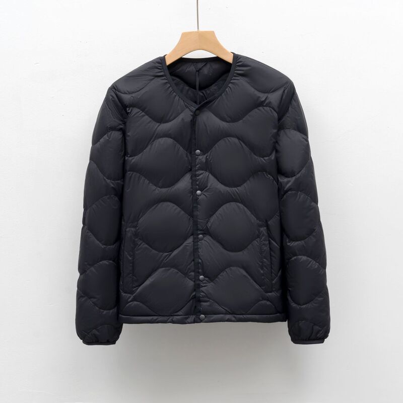 Pinghu 90 Velvet New National Standard Autumn and Winter Lightweight down Jacket Men's Short Lightweight down Liner Round Neck Casual Jacket Pinghu 90 Velvet New National Standard Autumn and Winter Lightweight down Jacket Men's Short Lightweight down Liner Round Neck Casual Jacket
