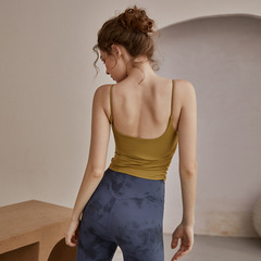 Sports Bra for Women with Padded Cups, Long-Sleeved, Backless Straps, Wearable as Outerwear, Running Shockproof, Anti-Sag, Yoga and Fitness Top