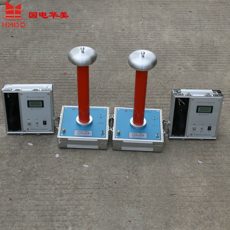 HMFRC-50kV делитель переменного и постоянного тока, точность 1,5 уровня делителя напряжения, высоковольтные производители цифровой визуализации оптом