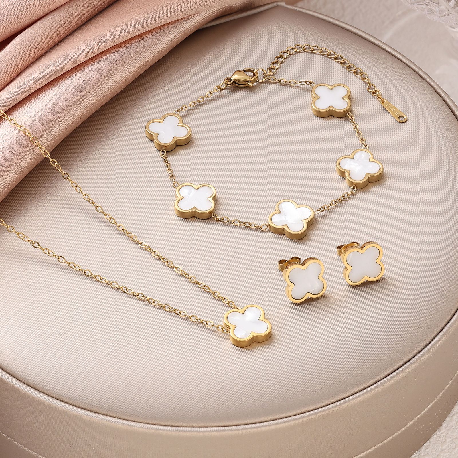 5개 흰색 세트 (단면)