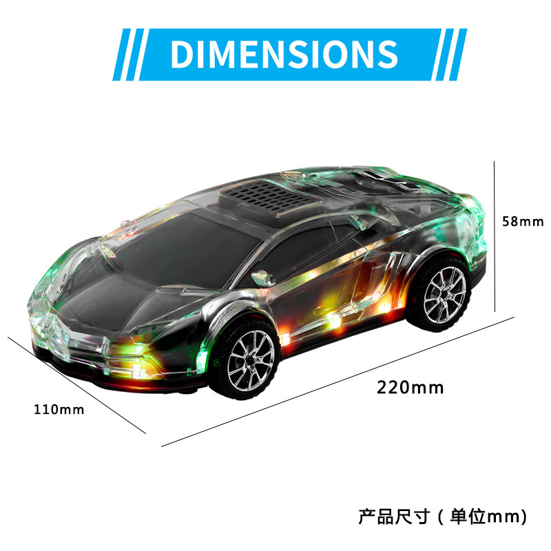 炫彩LED汽车模型重低音炮跨境跑车款灯光蓝牙音响车模蓝牙音箱|undefined