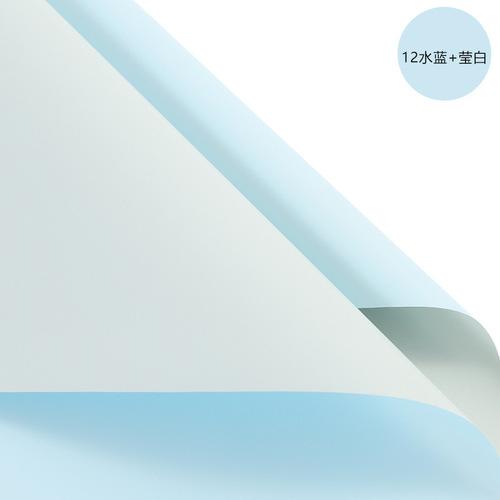 Lizhiran 50*50 Ouya paper wrapping paper bouquet wrapping paper package painting paper two-color gift packaging bouquet decoration