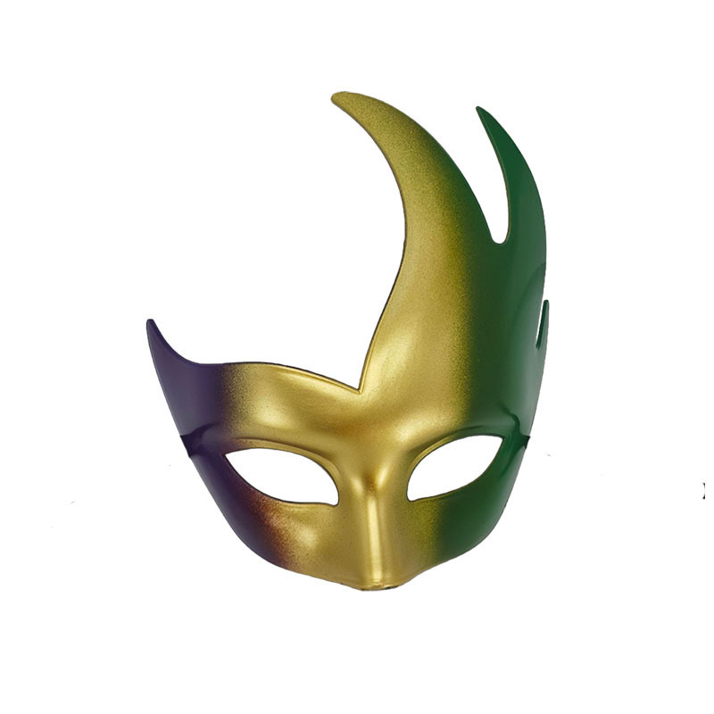 Carnaval transfronterizo amazónico máscaras mitad cara fiesta celebración máscaras tricolores lucha libre mano baile decoración vestido TK