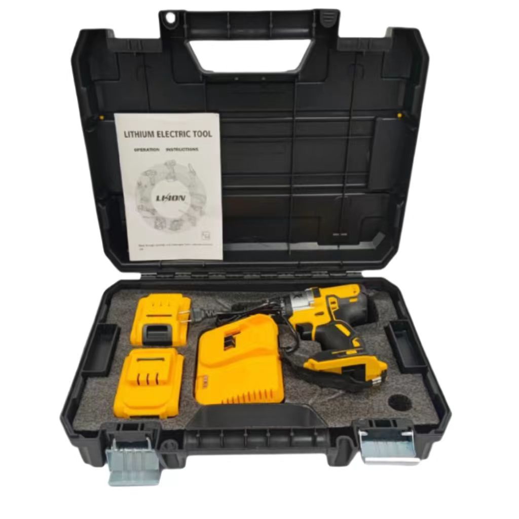 Taladro de mano de 13mm sin escobillas de alta potencia taladro de impacto recargable de litio taladro eléctrico transfronterizo Comercio exterior herramienta eléctrica