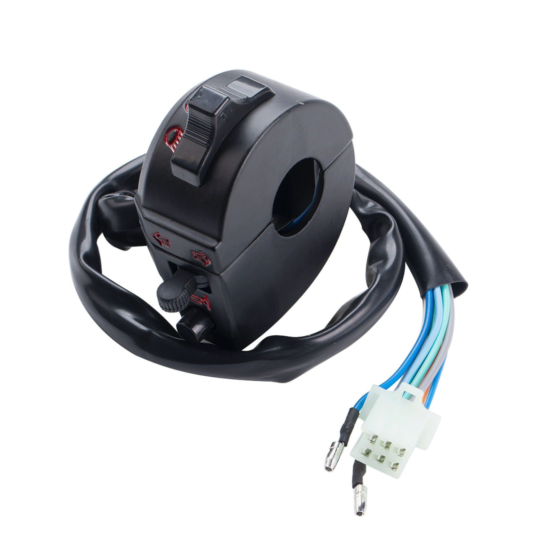 Supply motorcycle function switch, turn signal horn lighting, single left switch, little golden boy