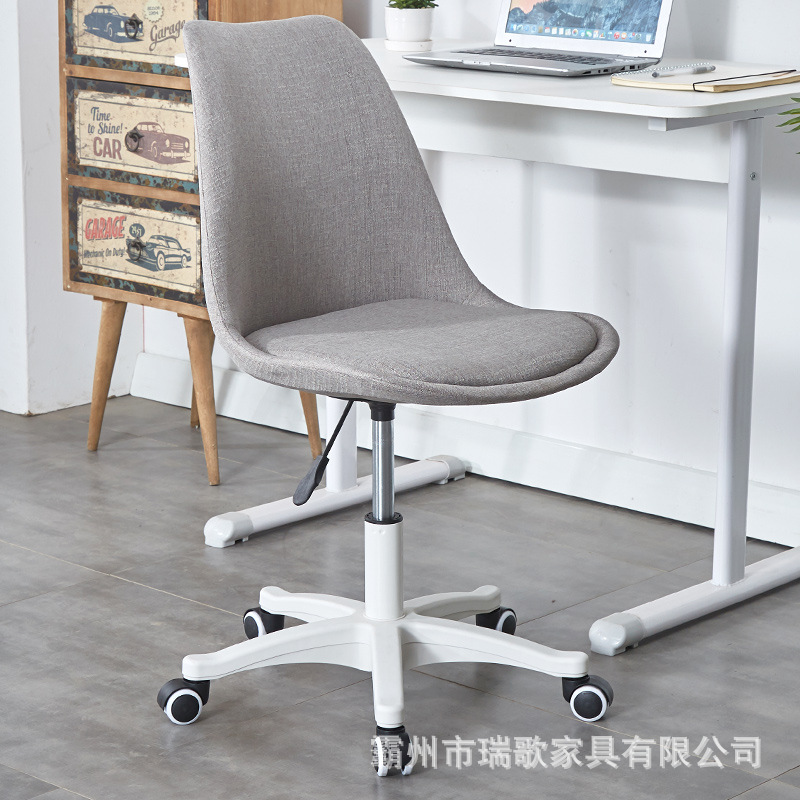 Silla giratoria de Tulip, silla giratoria de oficina, silla de ocio, silla de oficina acrílica transparente de elevación