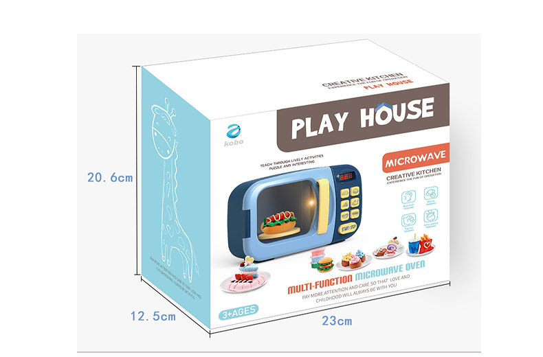 Simulación Pequeños Electrodomésticos Cocina Eléctrica Microondas Niños Casa Cocina Juguete Interactivo display picture 3