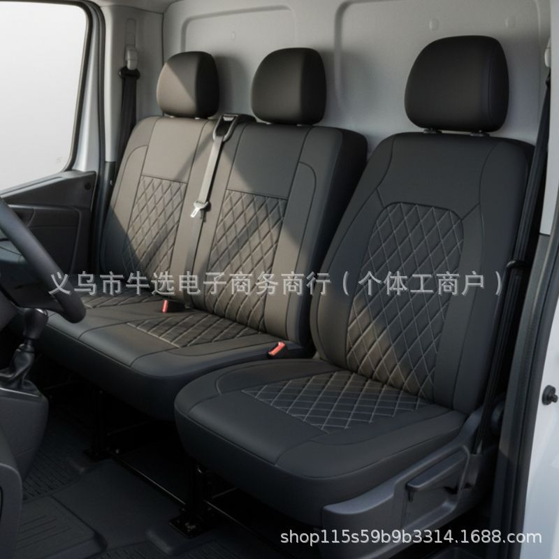 Cross-Border Car Seat Covers, Truck Seat Cushions, Truck Seat Covers, 2+1 Universal Seat Covers for Iveco, Ford, Vauxhall