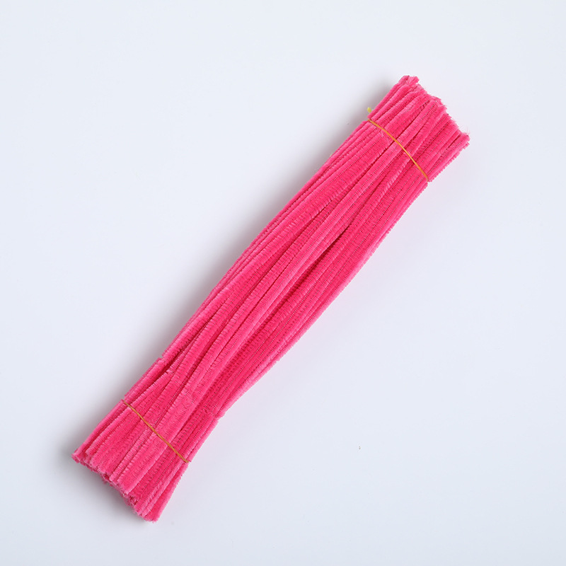 Twisted stick macaron color súper denso hecho a mano tiras de lana niños DIY juguetes educativos arte ramo paquete material al por mayor