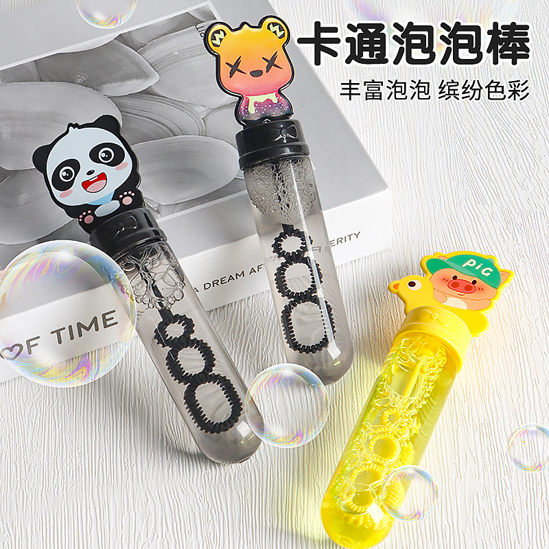 Red caricatura portátil mini burbujas al aire libre padres-hijos burbujas juguetes para niños niños niñas pequeñas al por mayor