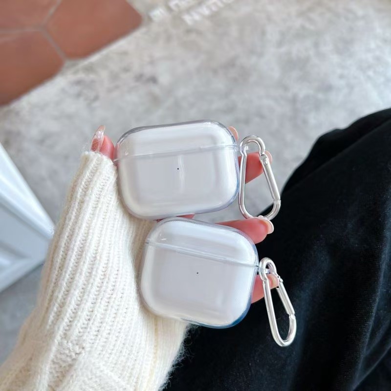 Airpods 3 generación Pro Transparente Soft Shell Shell Shell Apple Bluetooth Airpods 1 / 2 generación Cover