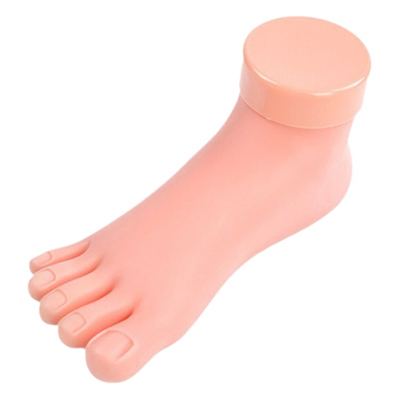 Modelo de mano protésica para práctica de manicura con dedos flexibles, posicionamiento móvil, puede insertar puntas de uñas, realista y flexible.