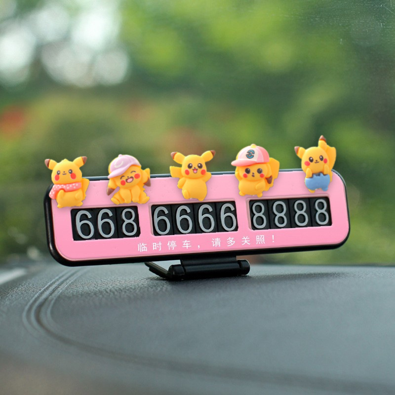 Dibujos animados Pikachu gancho para coche gancho para coche gancho para asiento multifuncional asiento lindo de dibujos animados para niñas