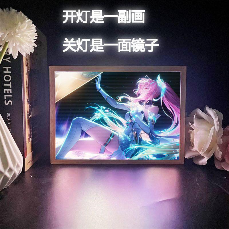 Wuthering Waves Aimee Mirror Light Painting Game Anime Peripheral Birthday Gift Desk Bedside Decoration Ambient Light Wuthering Waves Aimee Mirror Light Painting Game Anime Peripheral Birthday Gift Desk Bedside Decoration Ambient Light