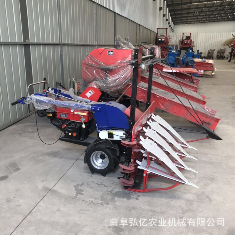 胡麻留兰香薄荷收割机 手推自走式汽油割草机 家用小型稻麦收割机