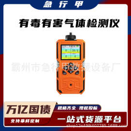 万亿国债可燃氧气一氧化碳硫化氢便携式气体探测器泵吸气体检测仪