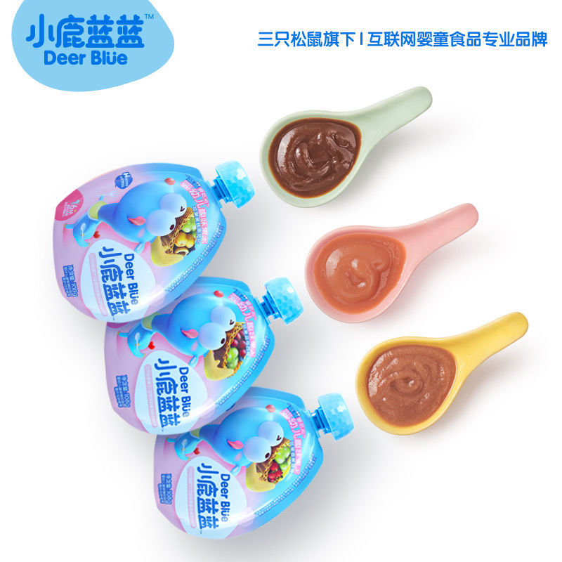 Little Deer Baby Fruit Puree Infant Fruit Puree for Six-Month-Old Babies, Prune Puree in Squeeze Pouch 80g Little Deer Baby Fruit Puree Infant Fruit Puree for Six-Month-Old Babies, Prune Puree in Squeeze Pouch 80g