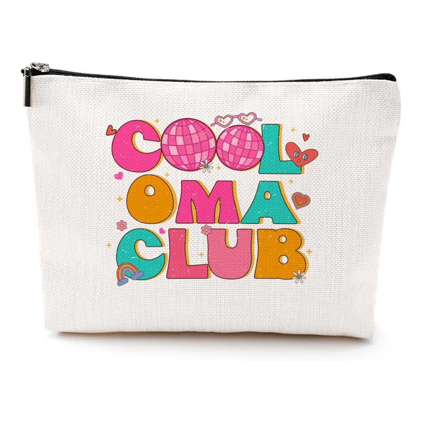 Bolsa de maquillaje de damas transfronteriza de Amazon NANA bolsas de maquillaje de patrón creativo bolsas de almacenamiento de lino bolsa de cremallera impermeable