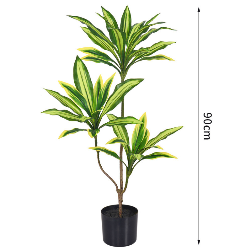 仿真绿植高端轻奢巴西木室内客厅装饰落地摆件仿生假植物盆栽造景|undefined