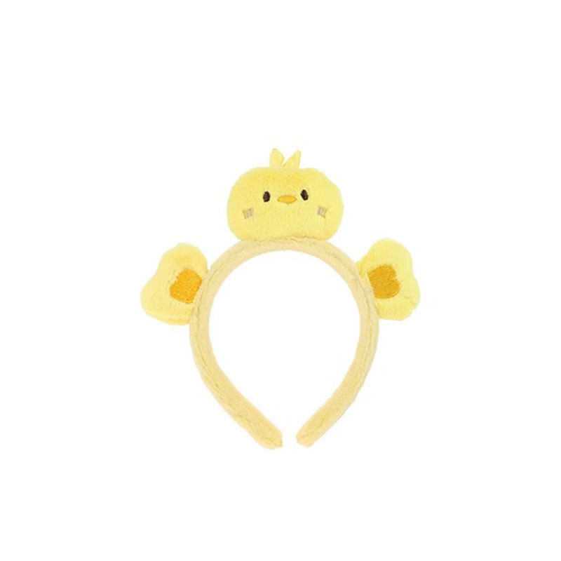 Hermosos bandas de peluche de dibujos animados para niños cabello de cabello universal para niñas cabello de cráneo alto no estrangulado bandas de cabello