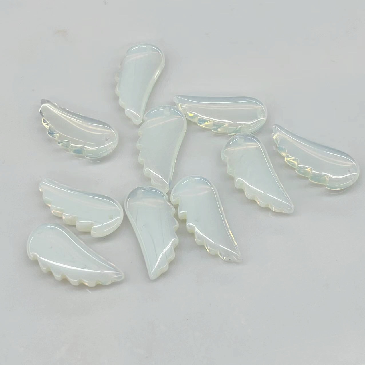 Glass organic angel wings