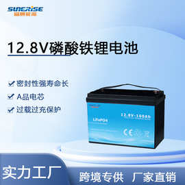 太阳能铅改锂12V100AH锂电池12伏户外大容量免维护家庭储能电池