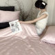 Original aesthetic home cream cherry 100s cotton satin long staple cotton four-piece cotton exquisite jacquard bedding