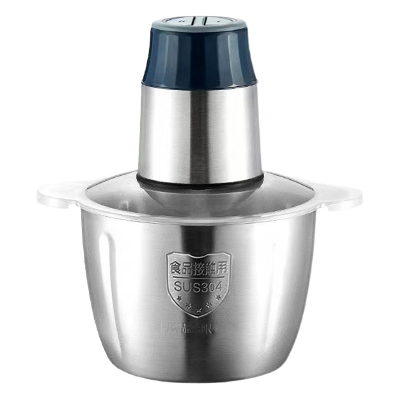 Picadora de carne eléctrica hogar pequeño Acero inoxidable comercial multifunción picadora de carne Cocina Comida complementaria torsión máquina de cocina regalo