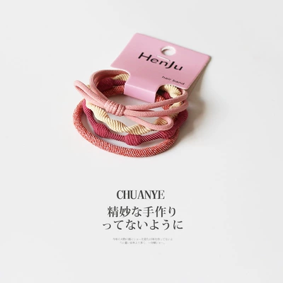 Children's High Ponytail Hair Rope Colorfulful Rubber Band High Elasticity Durable and Non-Harmful Hair Tie Girls Headband Little Girl Hair Accessories