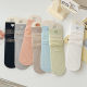 Spring and summer thin tube love color pile socks mesh breathable Japanese sweet ins wind college women's socks wholesale