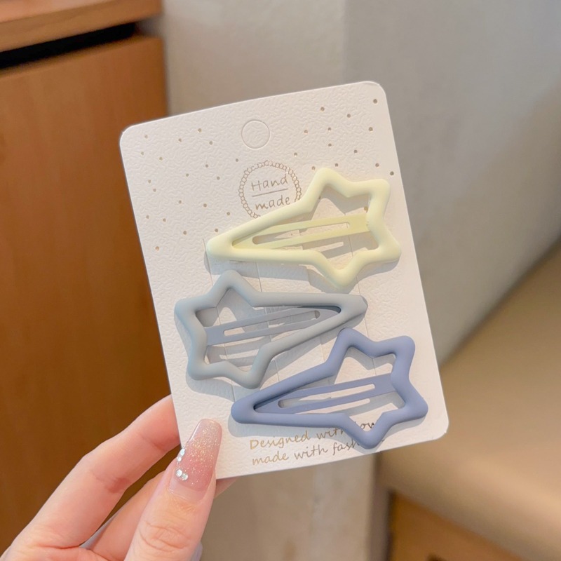 Niños lindos pinzas de cabello estrella de pentacos frente pinzas de pestañas pinzas de cabello estrella lateral pinzas de cabello rotas pinzas de cabello BB pinzas