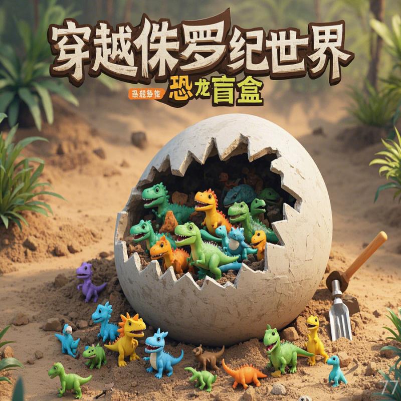 Giant Dinosaur Egg Archaeological Excavation Toy Fossil DIY Blind Box Gift Children's Treasure Hunt
