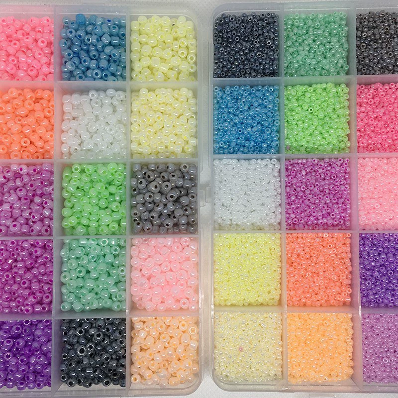 Стеклянные бусины ручной работы, кольцо, колье, аксессуар, дополнение, 4 мм