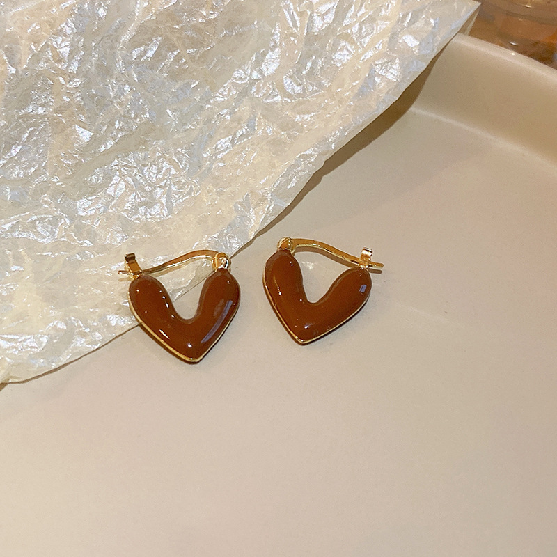 Pendientes franceses retro con lazo, aguja de plata 925, diseño elegante y dulce, estilo lujo ligero