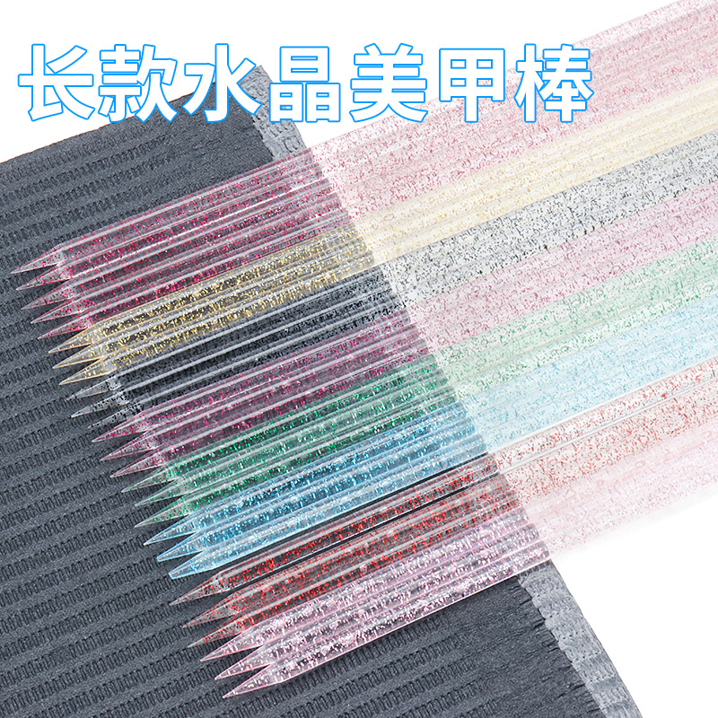 Wholesale long crystal rod nails drilling pen