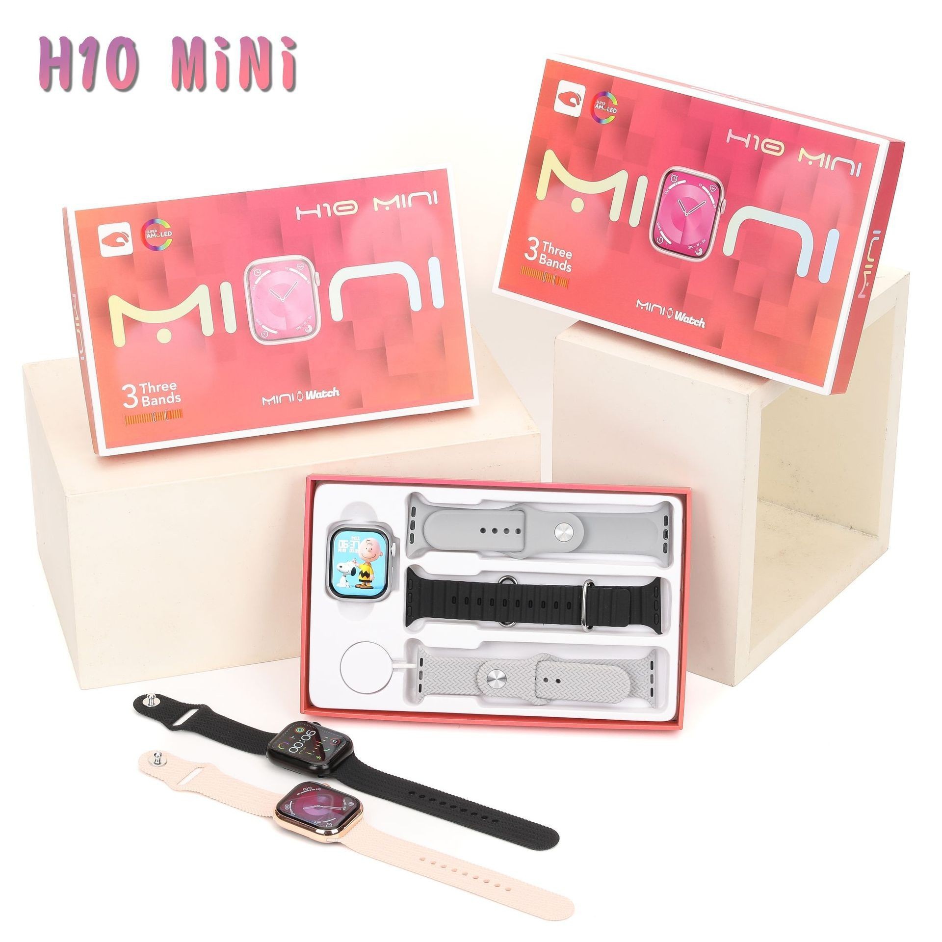 Women's Smart Watch H10 Mini Huaqiangbei S11 Bluetooth Call Watch Smart Island Amoled Screen S10